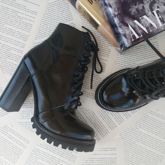Jeffrey Campbell Shoes - JEFFREY CAMPBELL Legion Leather Lace Up Boots